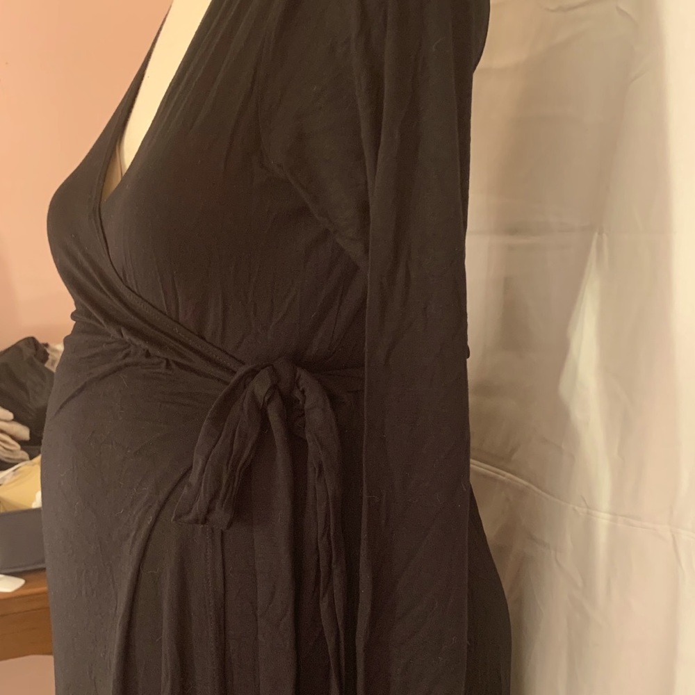 NWT - Nom Maternity Cammie Wrap Maxi Dress - M